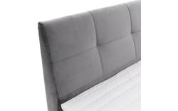 Goossens basic boxspring compleet gusta grijs stof - 8221906-01