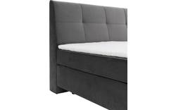 Goossens basic boxspring compleet gusta grijs stof - 8221907-01