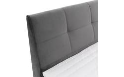 Goossens basic boxspring compleet gusta grijs stof - 8221907-01