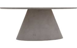 Goossens eettafel stone grijs beton - 8221980-01