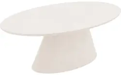 Goossens eettafel stone wit beton - 8221992-01