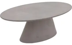 Goossens eettafel stone grijs beton - 8221996-01
