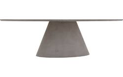 Goossens eettafel stone grijs beton - 8222029-01