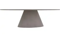 Goossens eettafel stone grijs beton - 8222029-01