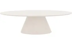 Goossens eettafel stone wit beton - 8222033-01