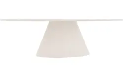 Goossens eettafel stone wit beton - 8222033-01