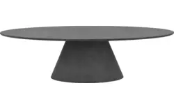 Goossens eettafel stone grijs beton - 8222035-01
