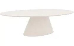 Goossens eettafel stone wit beton - 8222041-01