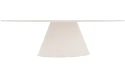 Goossens eettafel stone wit beton - 8222041-01