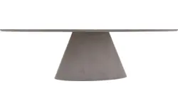Goossens eettafel stone grijs beton - 8222045-01
