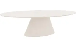 Goossens eettafel stone wit beton - 8222049-01