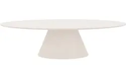 Goossens eettafel stone wit beton - 8222049-01