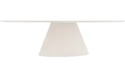 Goossens eettafel stone wit beton - 8222049-01