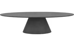 Goossens eettafel stone grijs beton - 8222051-01