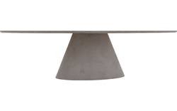 Goossens eettafel stone grijs beton - 8222053-01