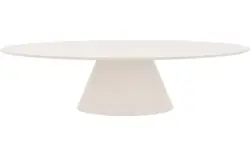 Goossens eettafel stone wit beton - 8222057-01