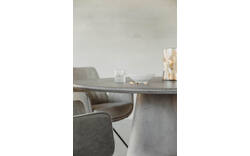 Goossens eettafel stone grijs beton - 8222077-01