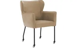 Goossens excellent eetkamerstoel leogang bruin leer - 8222213-01