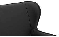 Goossens excellent eetkamerstoel leogang zwart leer - 8222214-01
