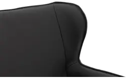 Goossens excellent eetkamerstoel leogang zwart leer - 8222214-01