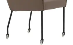 Goossens excellent eetkamerstoel leogang bruin leer - 8222216-01