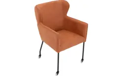 Goossens excellent eetkamerstoel leogang bruin leer - 8222219-01