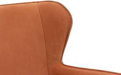 Goossens excellent eetkamerstoel leogang bruin leer - 8222219-01