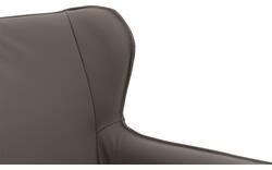 Goossens excellent eetkamerstoel leogang grijs leer - 8222221-01