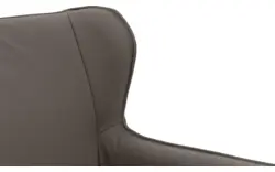 Goossens excellent eetkamerstoel leogang grijs leer - 8222221-01