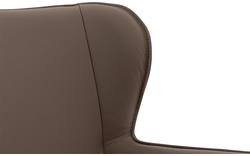 Goossens excellent eetkamerstoel leogang bruin leer - 8222224-01