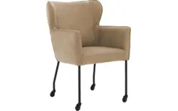 Goossens excellent eetkamerstoel leogang bruin leer - 8222229-01
