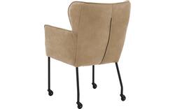 Goossens excellent eetkamerstoel leogang bruin leer - 8222229-02