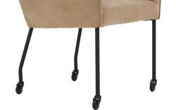 Goossens excellent eetkamerstoel leogang bruin leer - 8222229-01