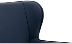 Goossens excellent eetkamerstoel leogang blauw leer - 8222232-01