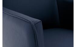 Goossens excellent eetkamerstoel leogang blauw leer - 8222232-01