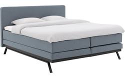 Goossens boxspring compleet avance slow compleet blauw stof - 8222330-01
