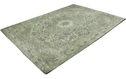 Goossens basic vloerkleed canto groen katoen - 8222336-02