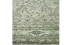 Goossens basic vloerkleed canto groen katoen - 8222336-02