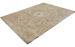 Goossens basic vloerkleed canto beige katoen - 8222341-02