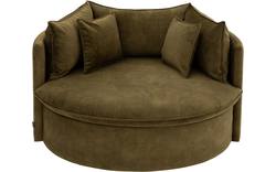 Goossens fauteuil bonbon groen stof - 8222358-02