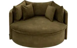 Goossens fauteuil bonbon groen stof - 8222358-01