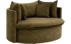 Goossens fauteuil bonbon groen stof - 8222358-01