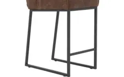 Goossens excellent barstoel tom bruin leer - 8222560-02