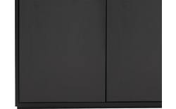 Goossens basic buffetkast madrid zwart melamine - 8222630-01
