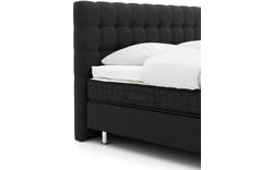 Goossens basic boxspring compleet bjorn grijs stof - 8222961-01