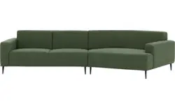 Goossens excellent loungebank prato groen stof - 8223415-gespiegeld-01