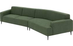 Goossens excellent loungebank prato groen stof - 8223415-gespiegeld-01