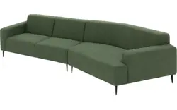 Goossens excellent loungebank prato groen stof - 8223415-gespiegeld-01