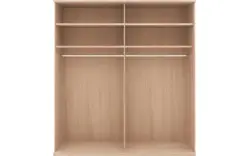 Goossens excellent kledingkast nature wit eiken - 8223434-02