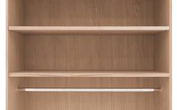 Goossens excellent kledingkast nature wit eiken - 8223434-02